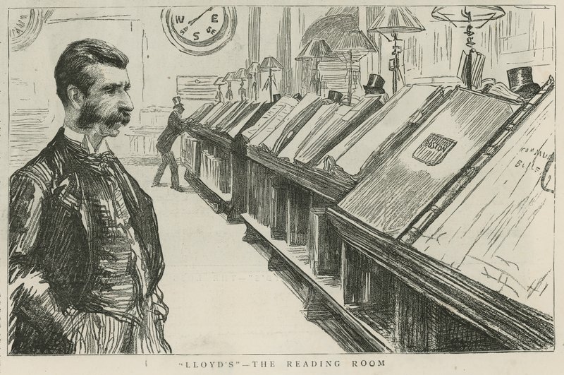 Lloyds - der Lesesaal von English School
