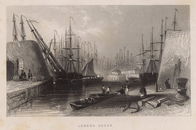 Londoner Docks von English School