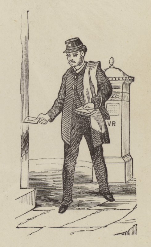 Londoner Postbote von English School