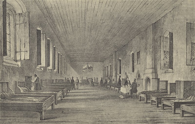 Lange Kammer, 1844 (Gravur) von English School