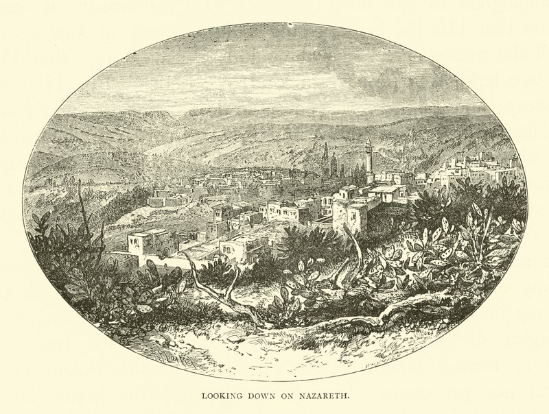 Blick auf Nazareth von English School