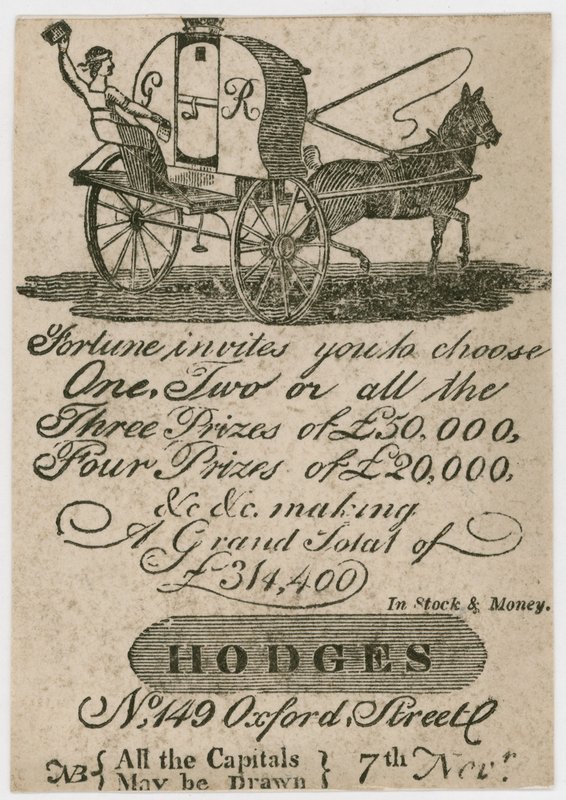 Lotterie-Werbung von English School