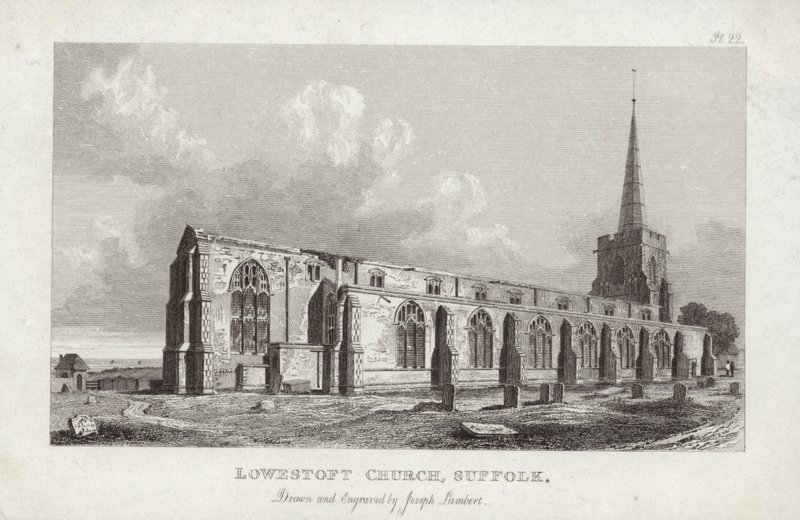 Lowestoft Kirche, Suffolk von English School