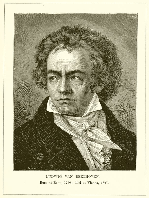 Ludwig van Beethoven von English School