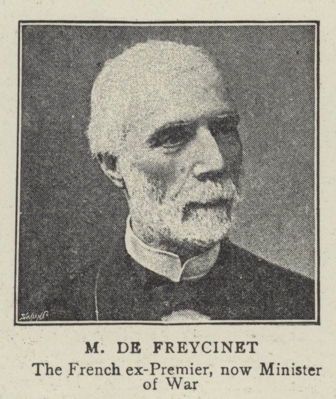 M. de Freycinet (Stich) von English School