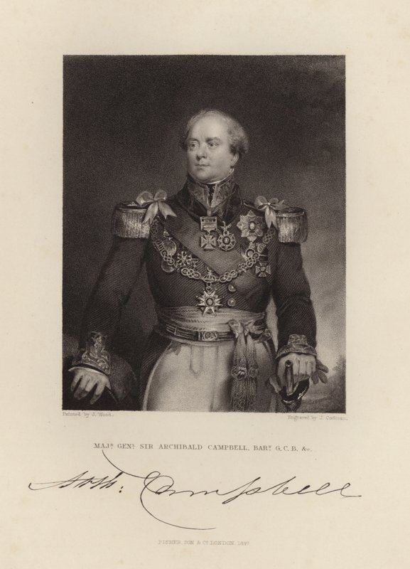 Generalmajor Sir Archibald Campbell von English School