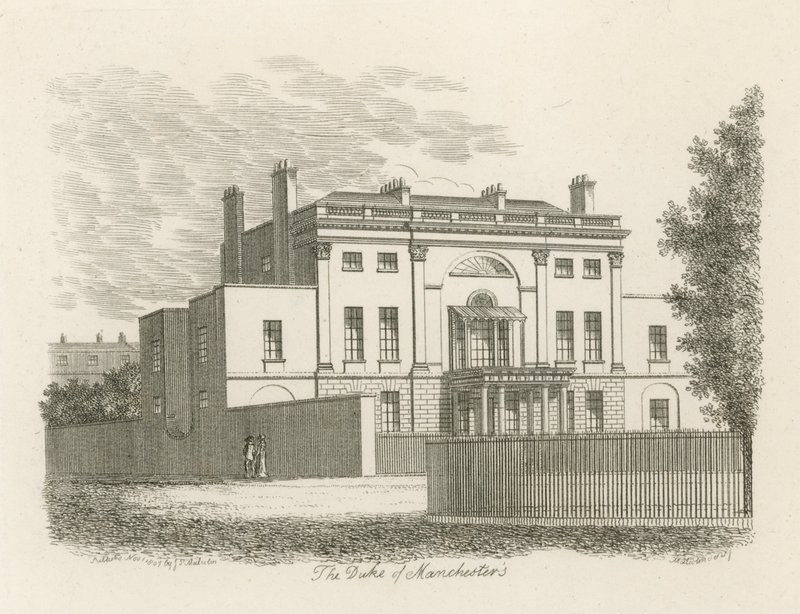 Manchester House in Manchester Square von English School