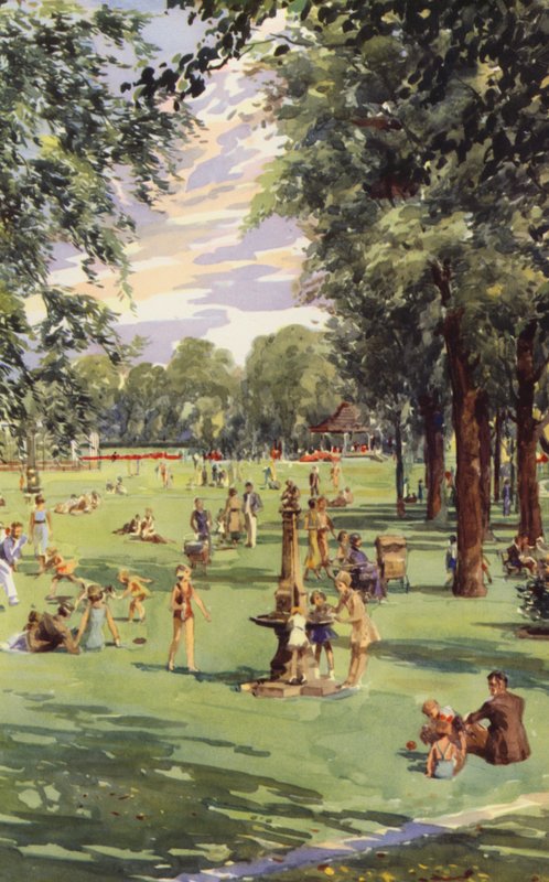 Manchester: Im Alexandra Park von English School