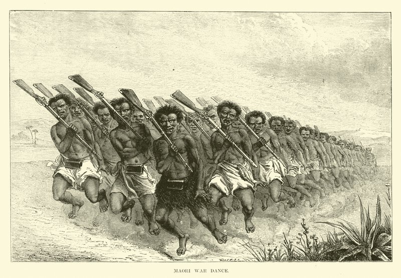 Maori-Kriegstanz von English School