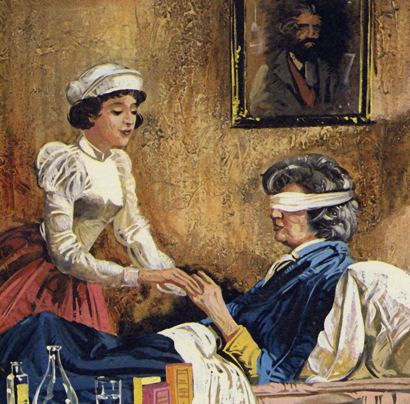 Marie Curie litt unter sehr schwachen Augen von English School