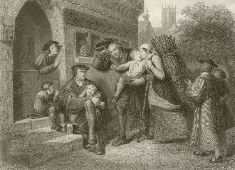 Martin Luther in der Schule von English School