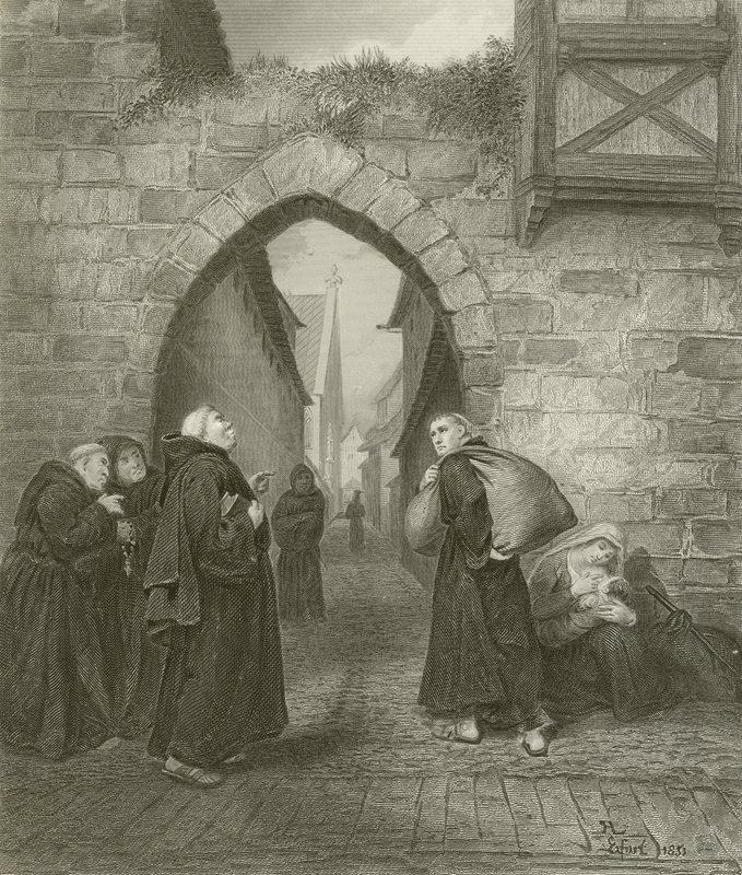 Martin Luthers Demütigung von English School