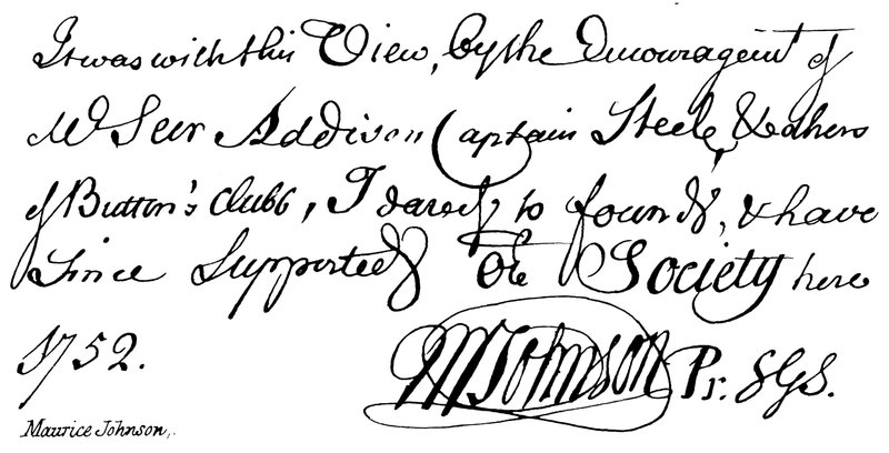 Maurice Johnson von English School