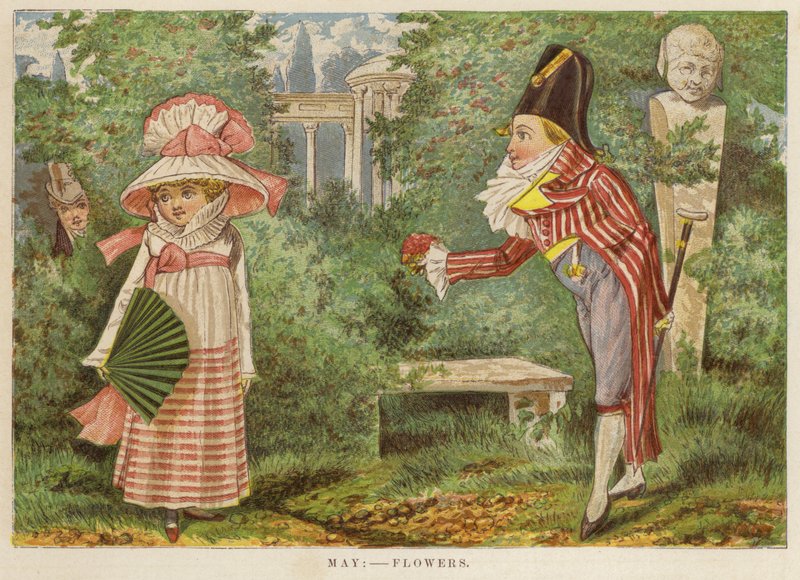 Mai: Blumen von English School