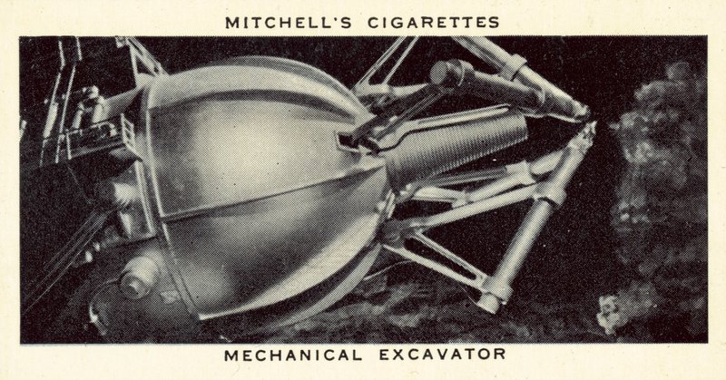 Mechanischer Bagger von English School