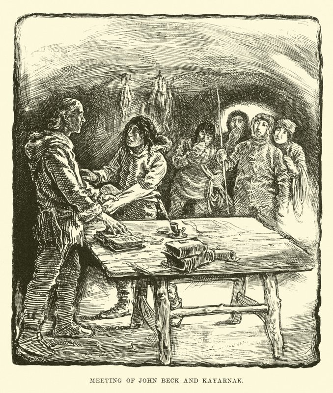 Treffen von John Beck und Kayarnak von English School