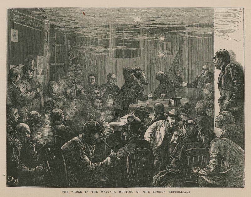 Treffen der Londoner Republikaner von English School