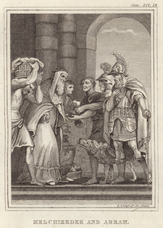 Melchisedek und Abram von English School