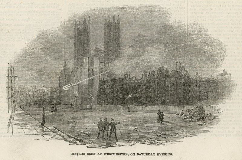 Meteor in Westminster gesehen von English School