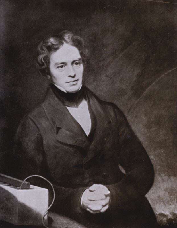 Michael Faraday (Lithografie) von English School