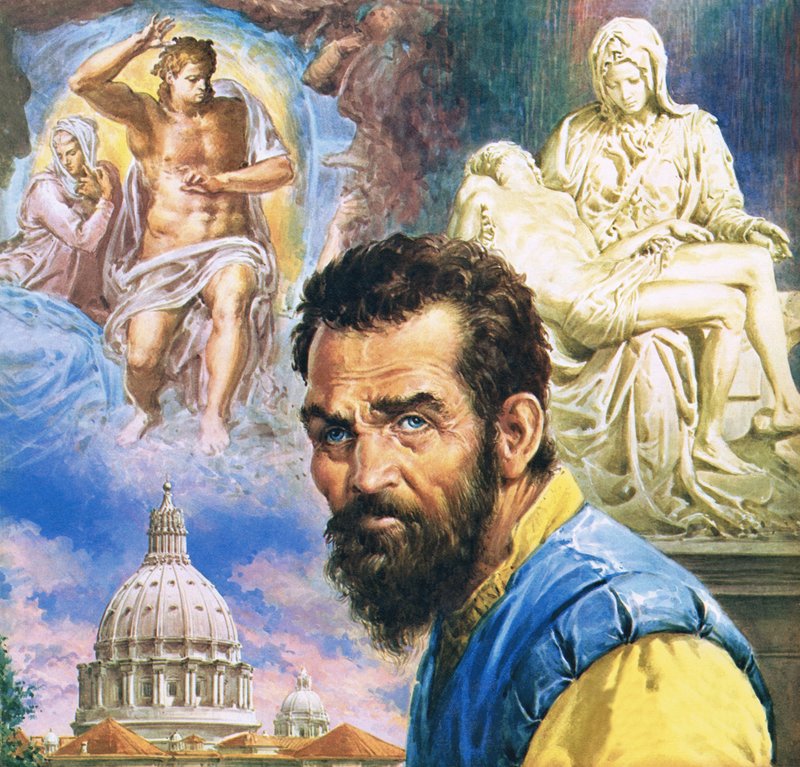 Michelangelo von English School