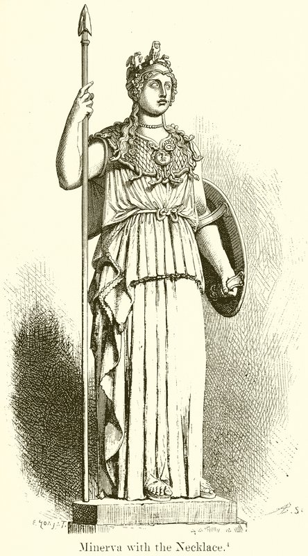 Minerva mit der Halskette von English School