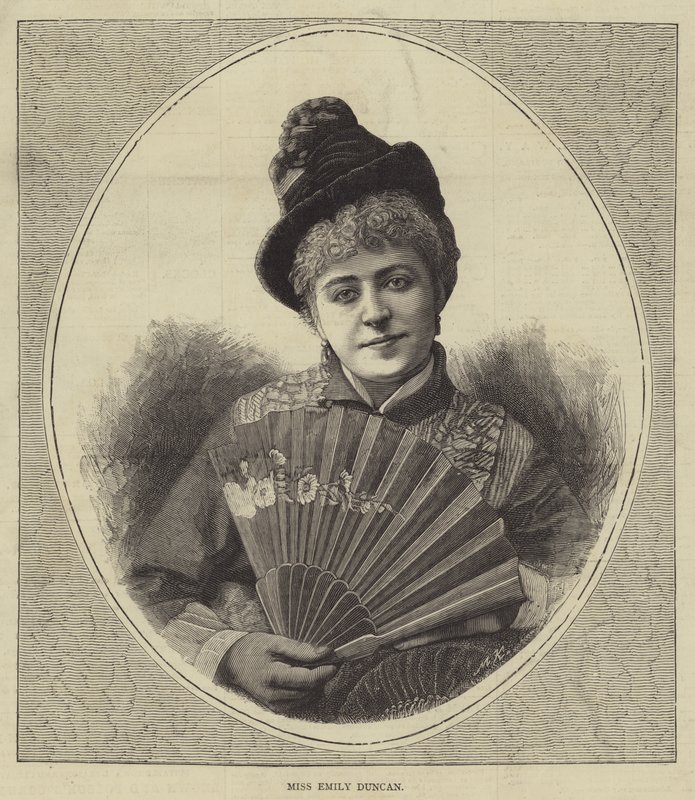 Miss Emily Duncan (Gravur) von English School