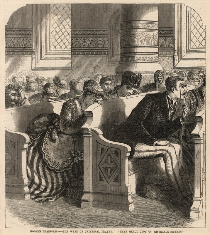 Moderne Pharisäer; die Woche des universellen Gebets von English School