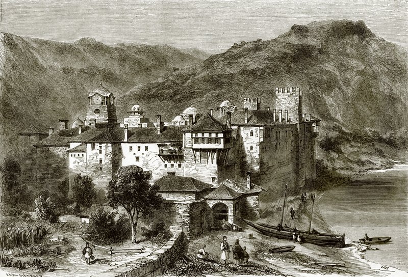 Kloster Sphigmenou von English School