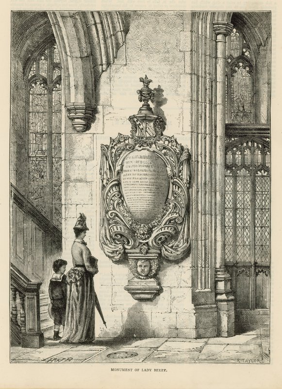 Denkmal von Lady Berry von English School