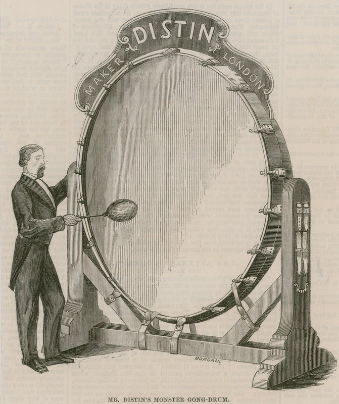 Mr. Distins Monster Gong-Trommel von English School