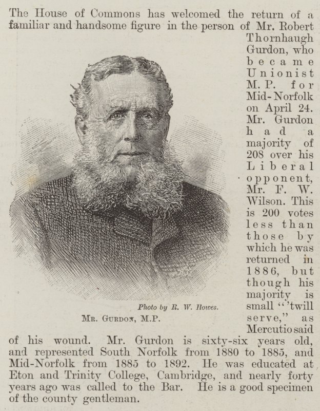Herr Gurdon, MP von English School