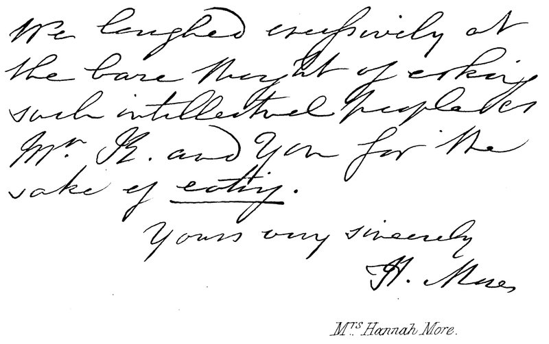 Mrs Hannah More von English School