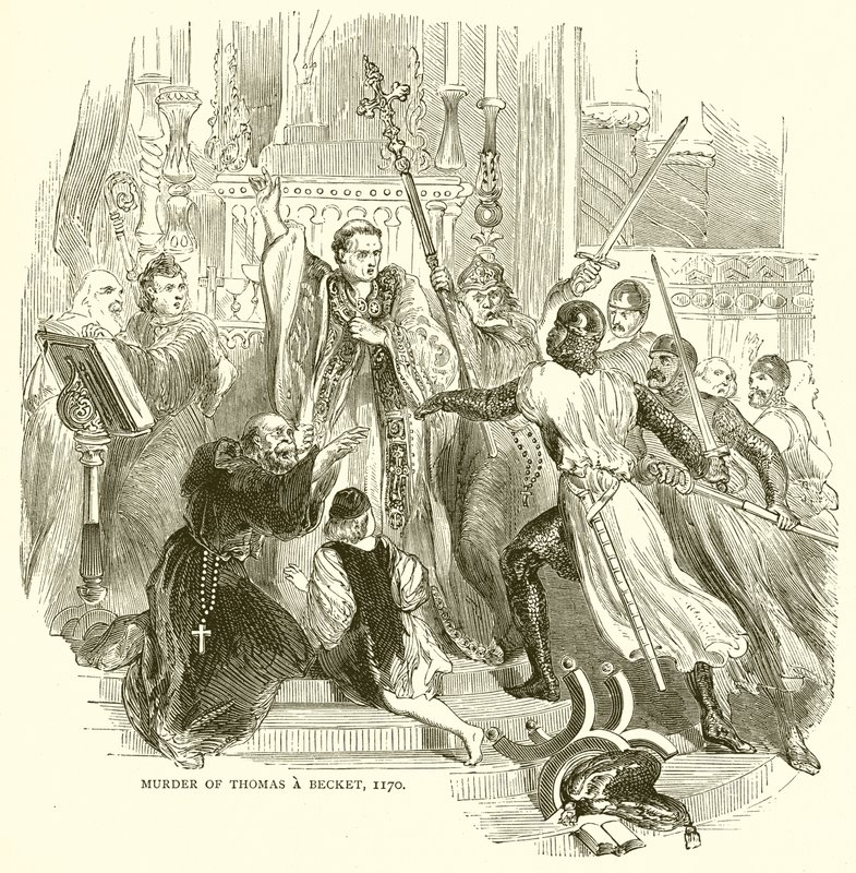 Mord an Thomas Becket, 1170 von English School