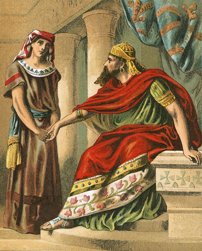 Nebukadnezar befiehlt Daniel, den Traum zu deuten von English School