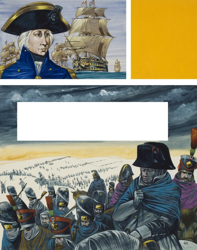 Nelson und Napoleon von English School