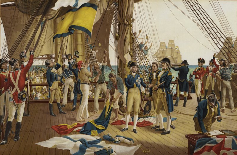 Nelsons letztes Signal bei Trafalgar von English School