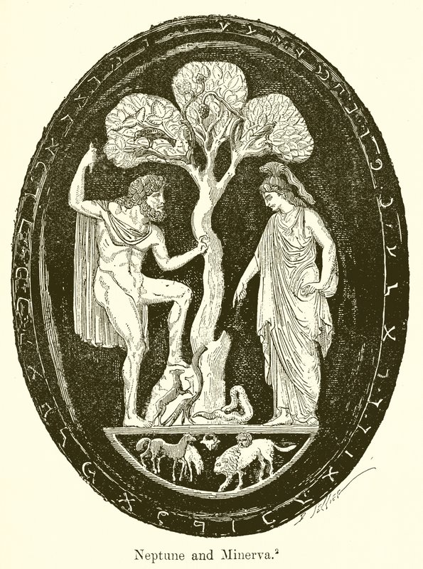 Neptun und Minerva von English School
