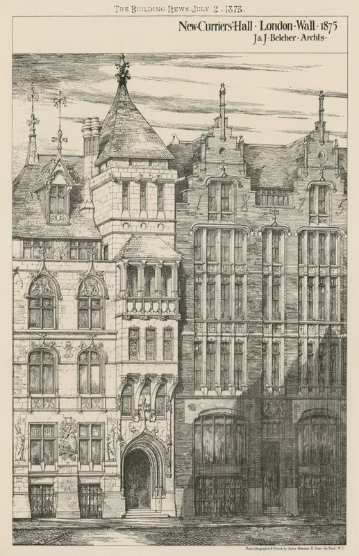 Neue Curriers Hall, London Wall von English School