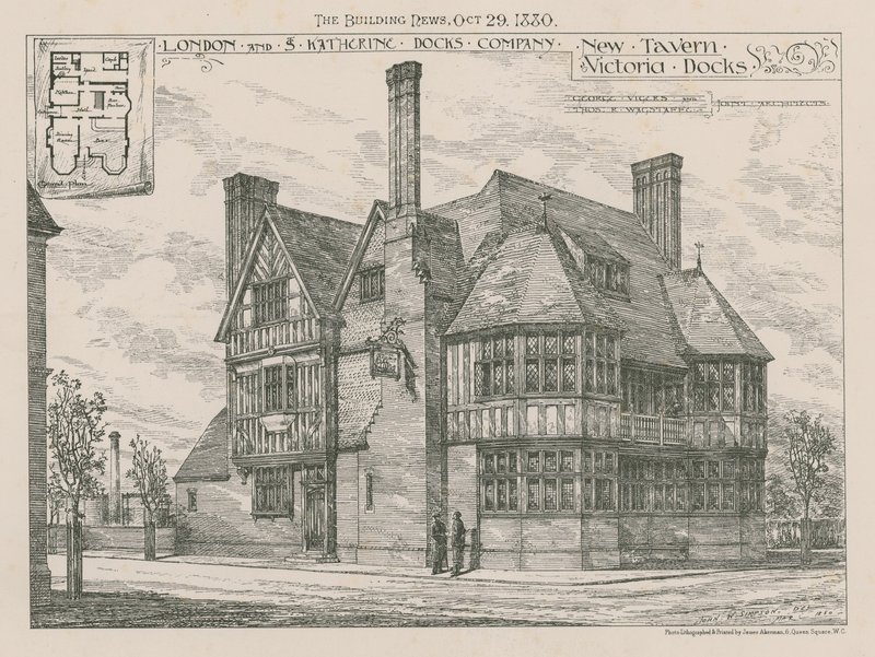 New Tavern, Victoria Docks von English School