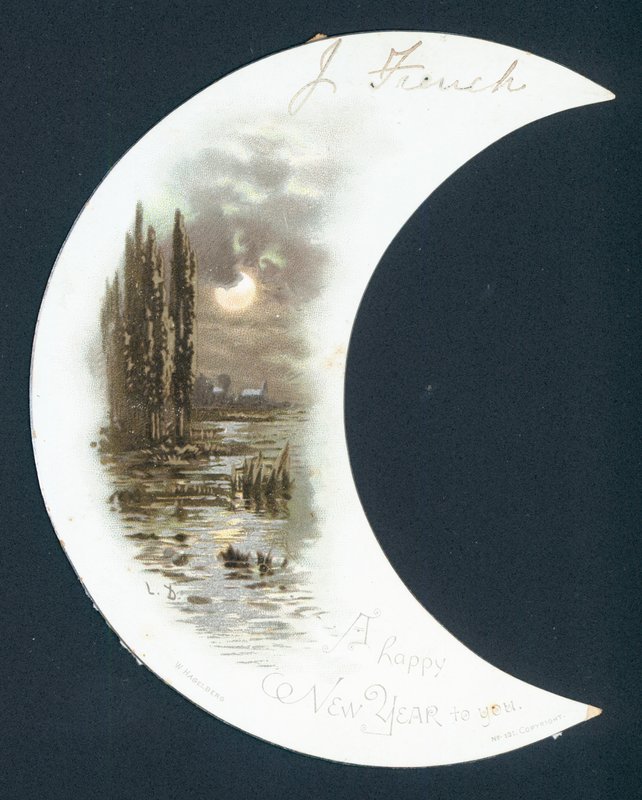 Neujahrskarte von English School