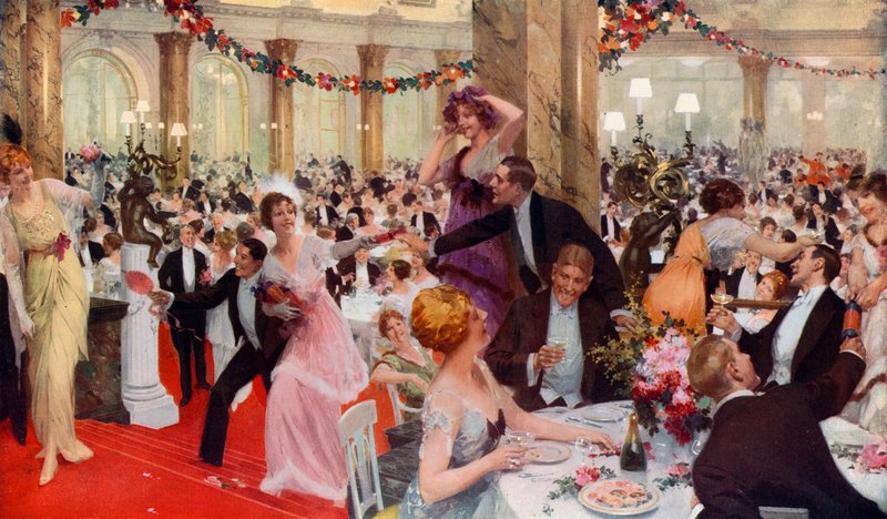 Silvesterfeierlichkeiten im Savoy von English School