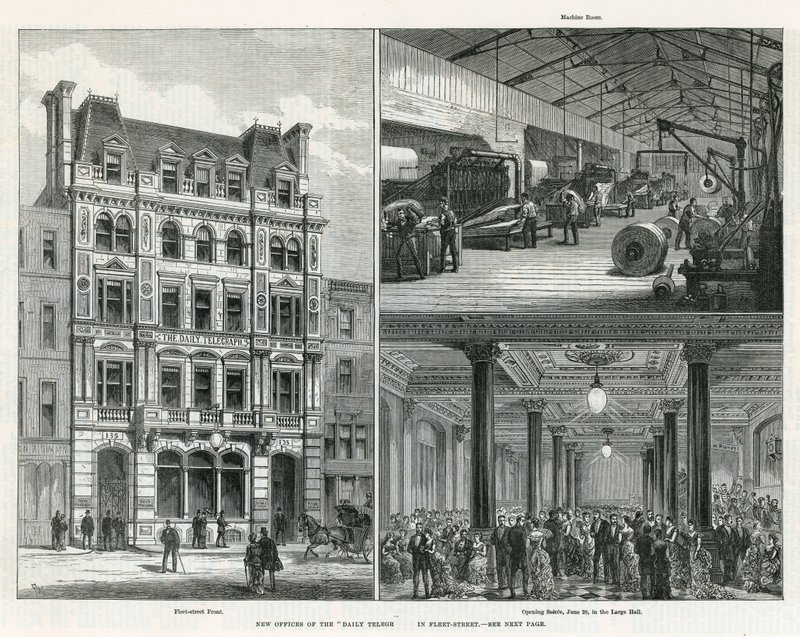 Neue Büros des Daily Telegraph von English School