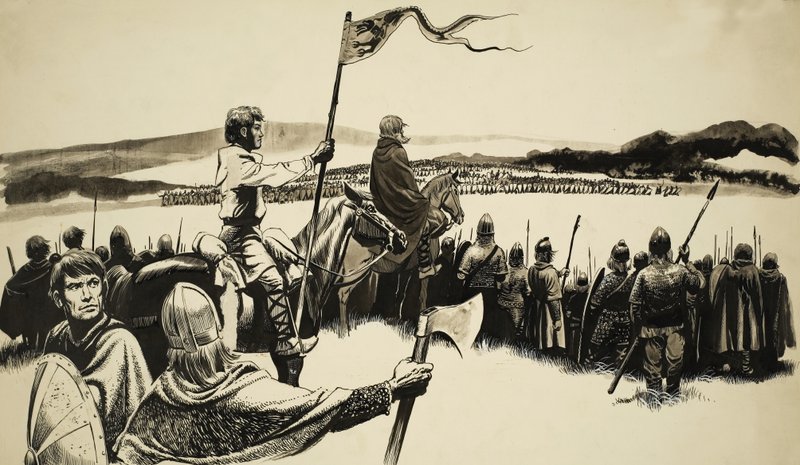 Normannische Invasion von English School