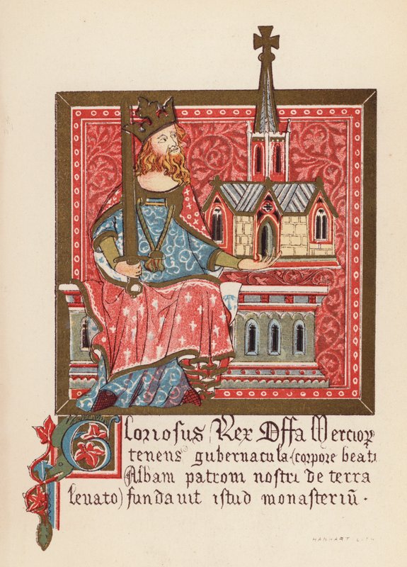 Offa, König von Mercia von English School