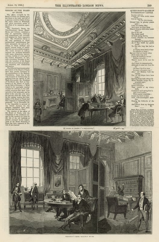 Büros des Handelsamtes von English School