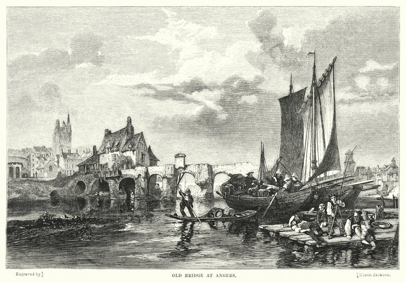 Alte Brücke in Angers von English School