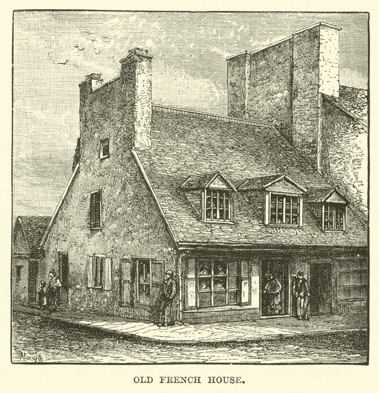 Altes französisches Haus von English School