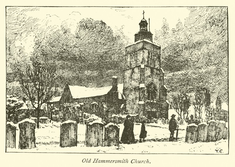 Alte Hammersmith-Kirche von English School