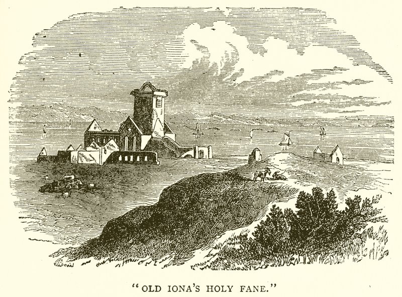 Altes Heiligtum von Iona von English School